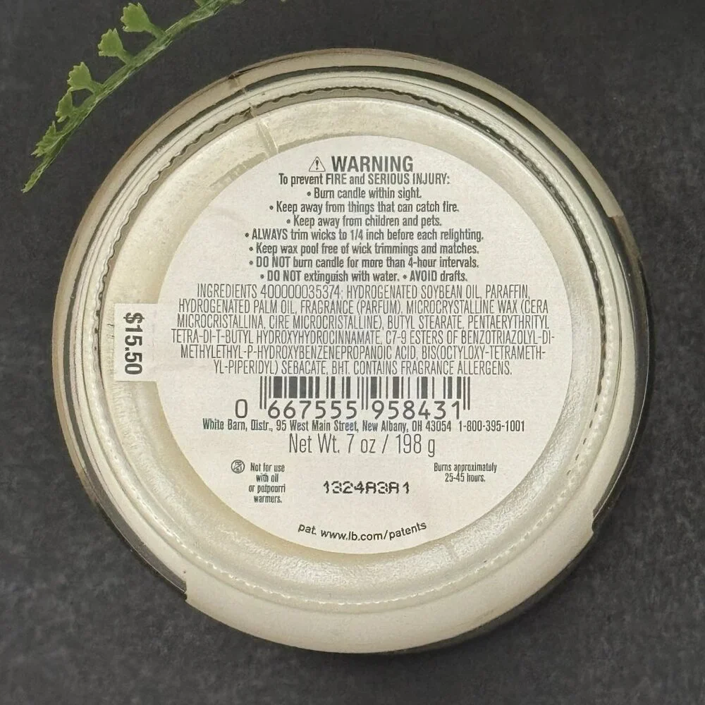 BBW Pineapple Mango White Barn Bath & Body Works Mason Jar Single Wick Candle - Picture 10 of 10